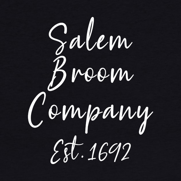 Salem Broom Company Funny Humor Witch Halloween by Mellowdellow